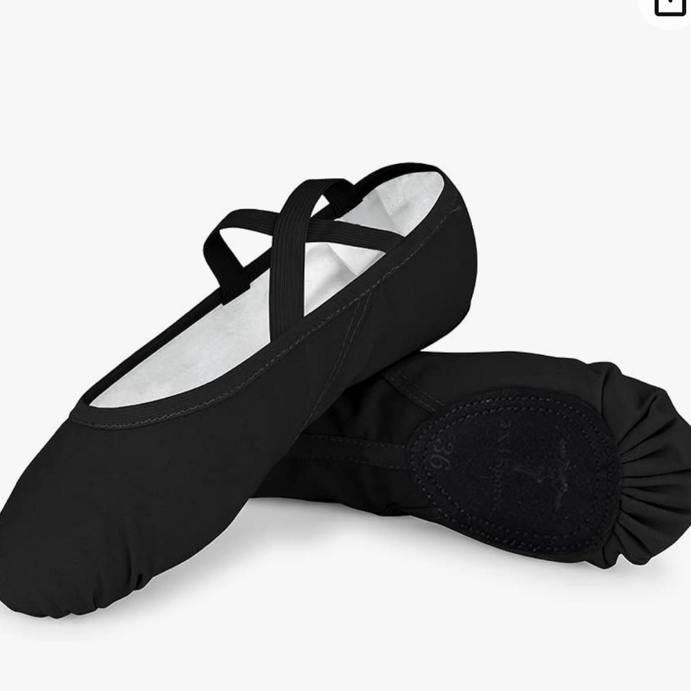 New ballet shoes various sizes comes in ziplock pouch